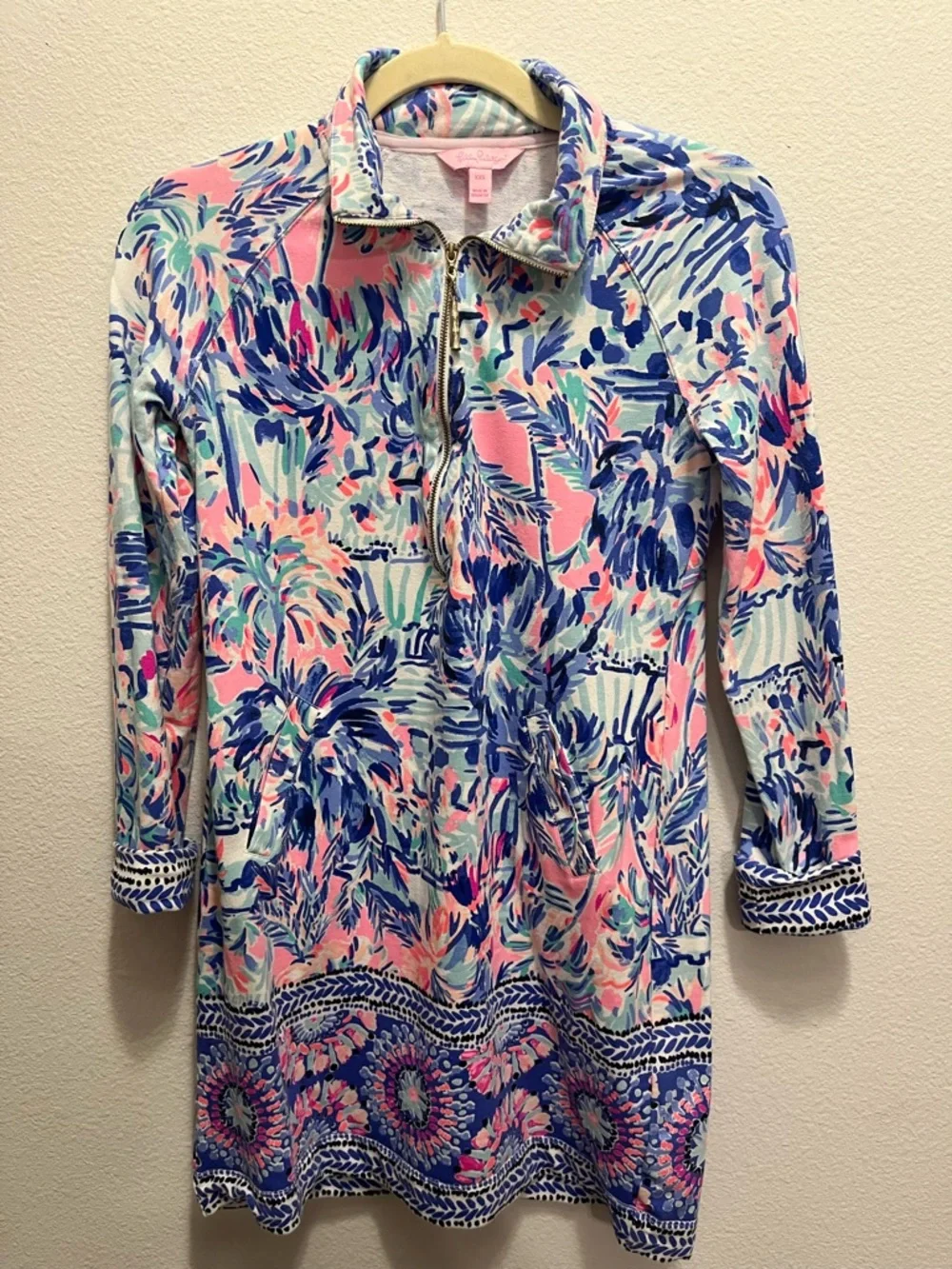 Lilly Pulitzer Skipper Popover Cabana Cocktail Engineered Dress - Picture 2 of 6